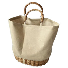 Load image into Gallery viewer, Women Casual Straw canvas bag
