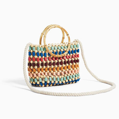 Colorful beads bag