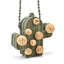 Load image into Gallery viewer, Cactus Rattan Bag