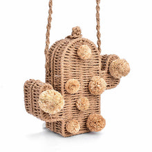 Load image into Gallery viewer, Cactus Rattan Bag