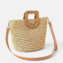 Load image into Gallery viewer, Women&#39;s straw bag